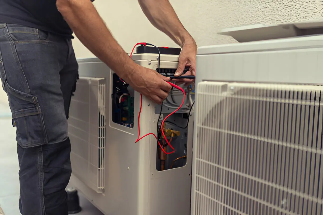 Air Conditioning Contractor in Miami Lakes performing air conditioner repair
